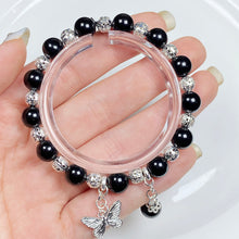 Load image into Gallery viewer, Crystal Jewelry Obsidian Bracelet Butterfly Accessories