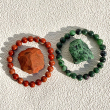 Load image into Gallery viewer, Different Materials Crystal Bracelet &amp; Raw Stone Set