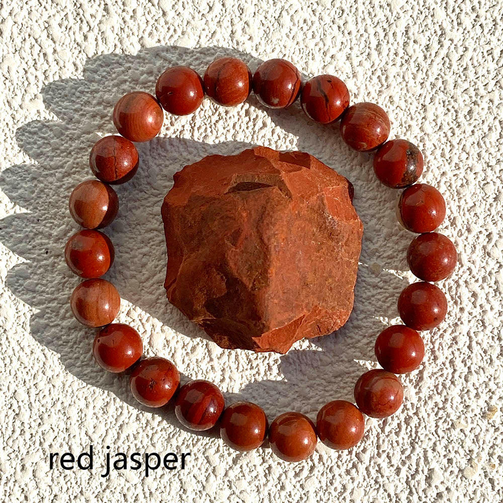 Different Materials Crystal Bracelet & Raw Stone Set