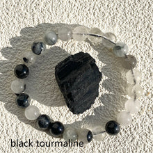 Load image into Gallery viewer, Different Materials Crystal Bracelet &amp; Raw Stone Set