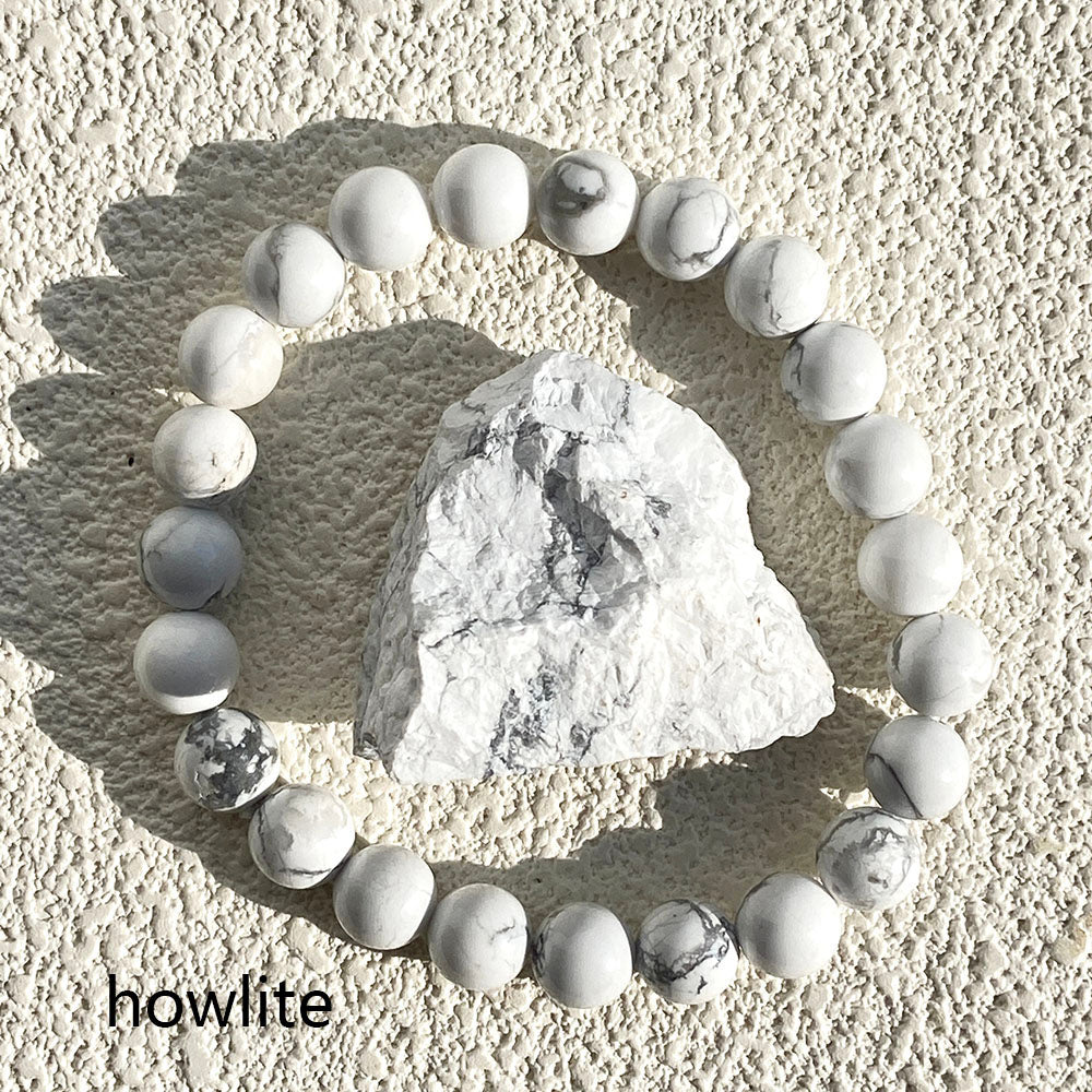 Different Materials Crystal Bracelet & Raw Stone Set