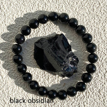 Load image into Gallery viewer, Different Materials Crystal Bracelet &amp; Raw Stone Set