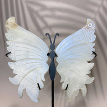 Load image into Gallery viewer, Crystal Carving Blue Moonstone Butterfly Exquisite Fashion Home Decoration Pieces Reiki Energy Crystal Room Decoration Crafts Gift