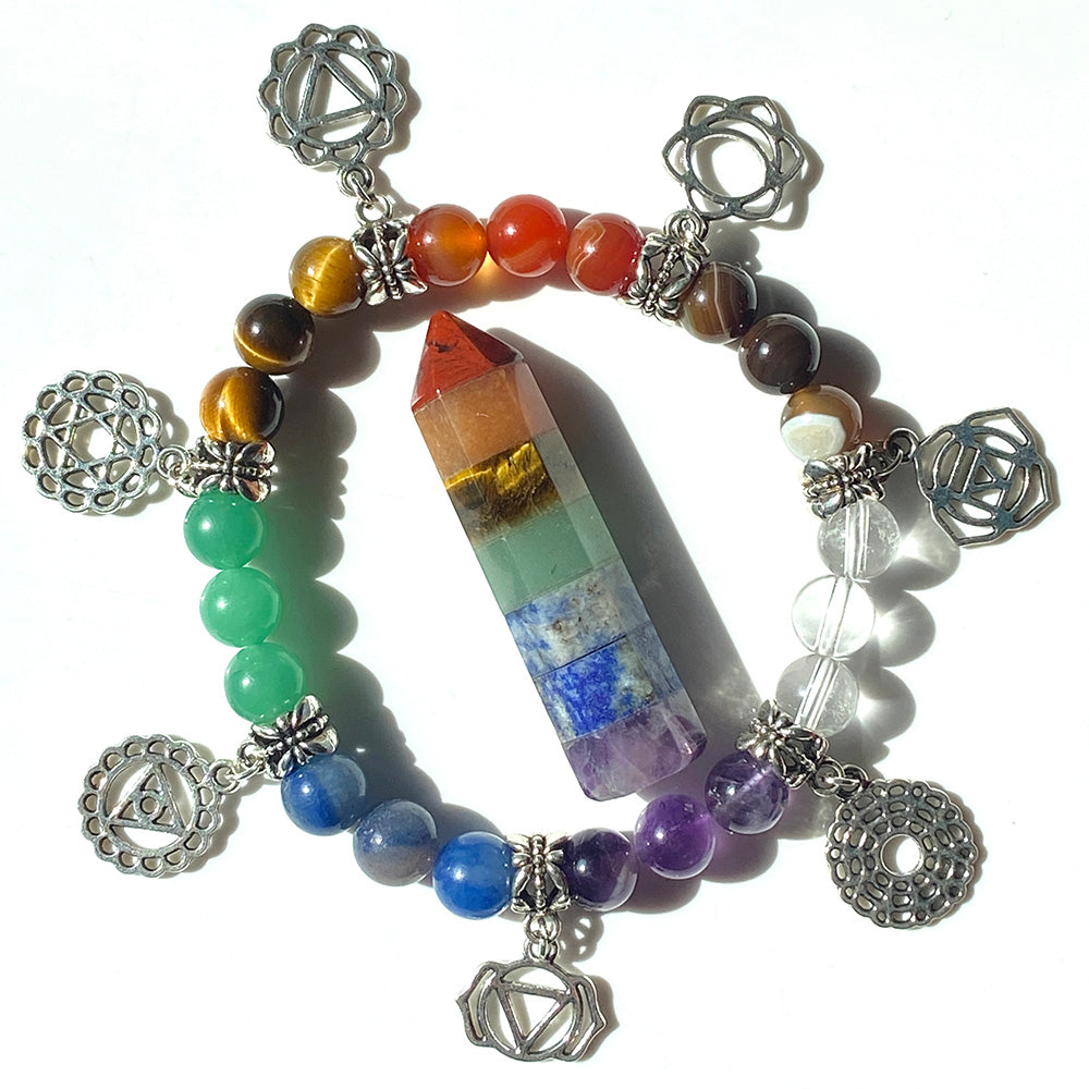 Seven Chakra Series Bracelet Set