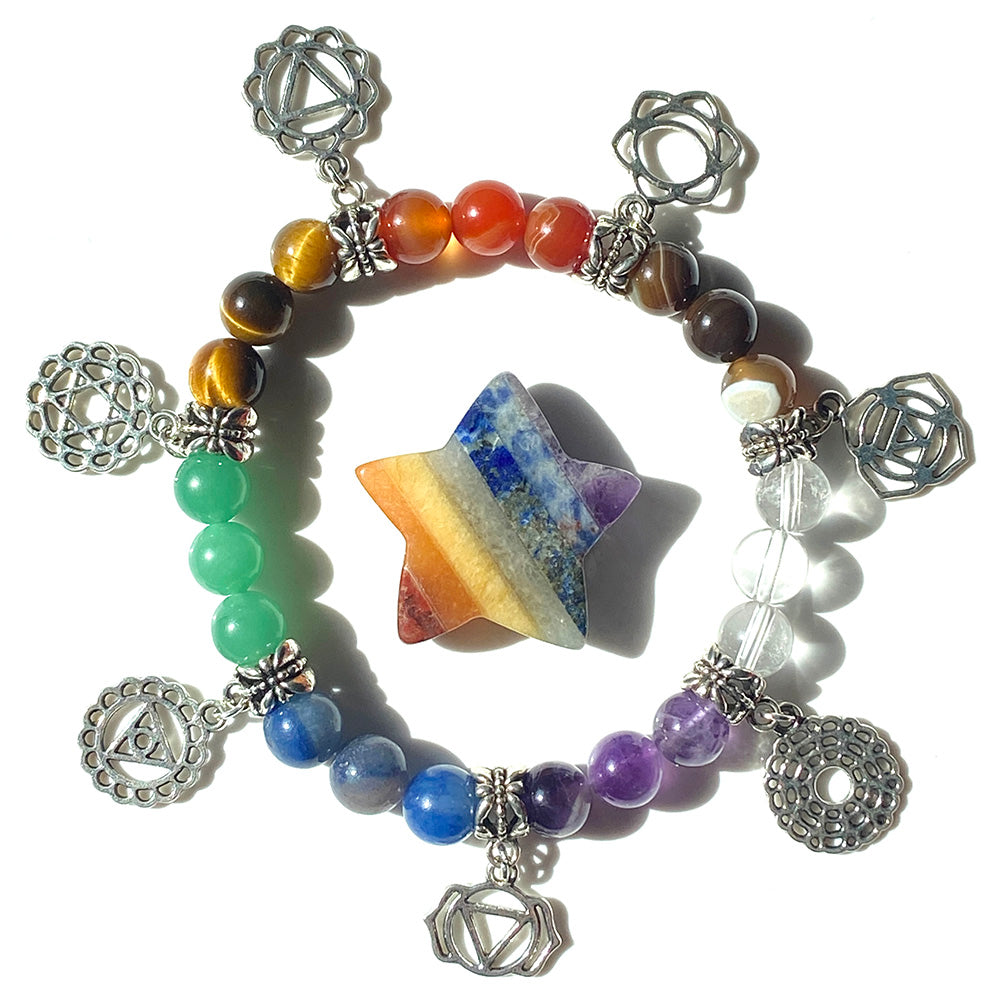 Seven Chakra Series Bracelet Set