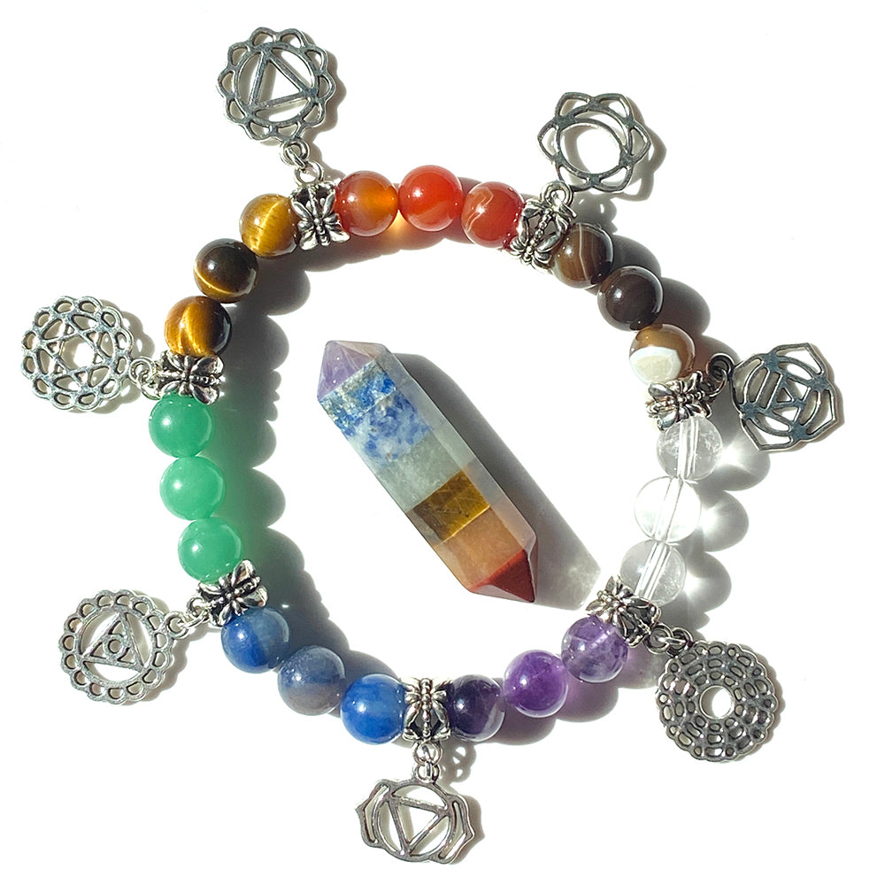 Seven Chakra Series Bracelet Set