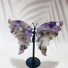 Load image into Gallery viewer, Dream Amethyst Butterfly Wings Home Decoration Crystal Crafts Healing Energy Gemstone Home Furnishings Gift