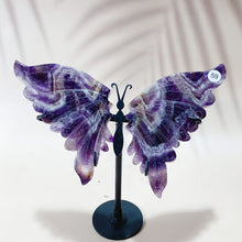 Load image into Gallery viewer, Dream Amethyst Butterfly Wings Home Decoration Crystal Crafts Healing Energy Gemstone Home Furnishings Gift