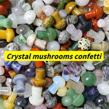 Load image into Gallery viewer, Crystal Mini Mushroom Cofetti Gemstone Scoop