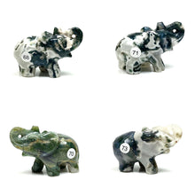 Load image into Gallery viewer, Crystal Carving Animal Moss Agate Elephant Sculpture