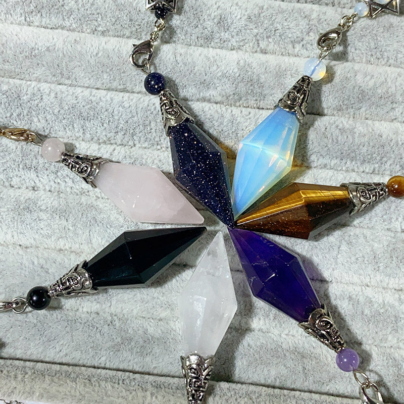 Different Materials Crystal Pendulums