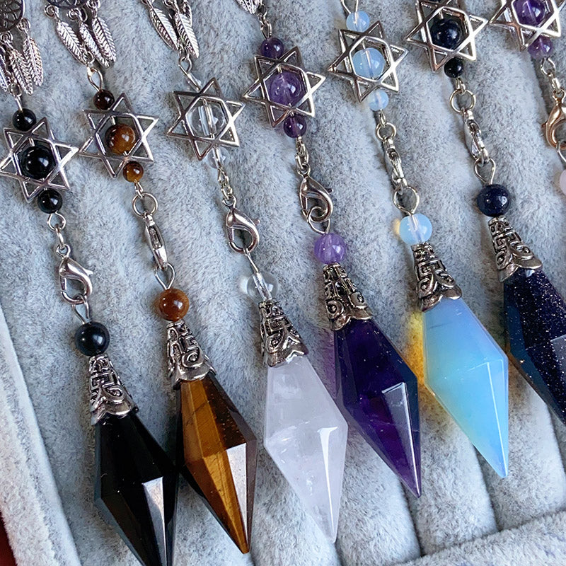 Different Materials Crystal Pendulums