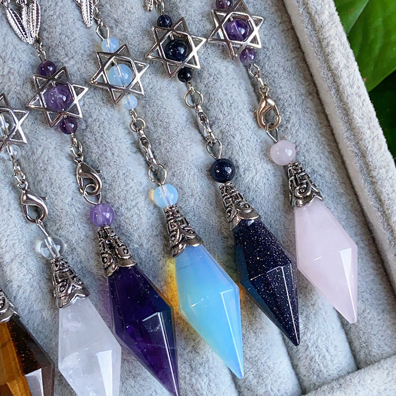 Different Materials Crystal Pendulums