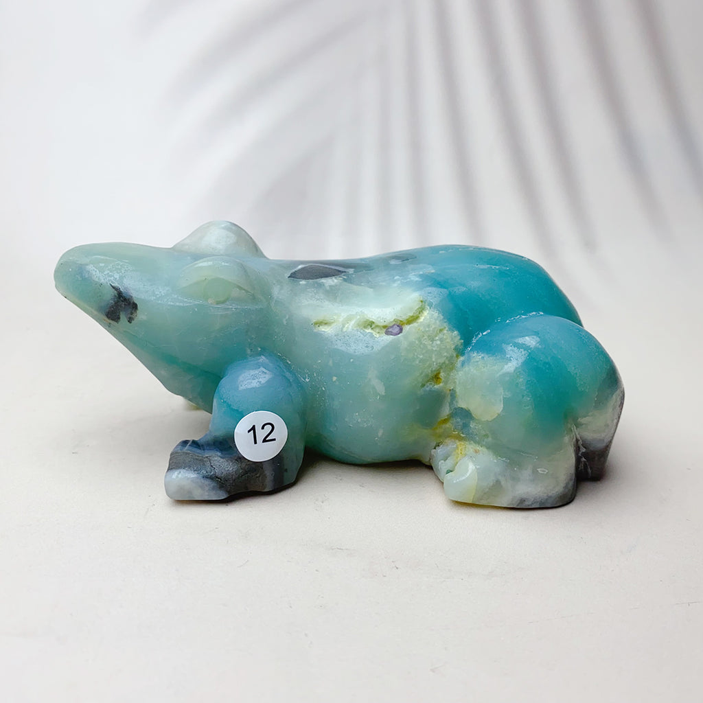 Caribbean Crystal Carving Animal  Puppy