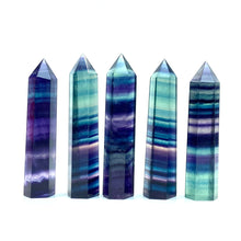 Load image into Gallery viewer, Small Size Rainbow Fluorite Tower / Point