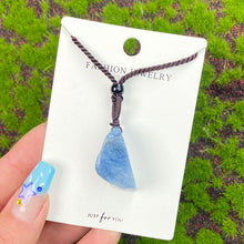 Load image into Gallery viewer, Aquamarine Raw Stone Pendant Jewellry