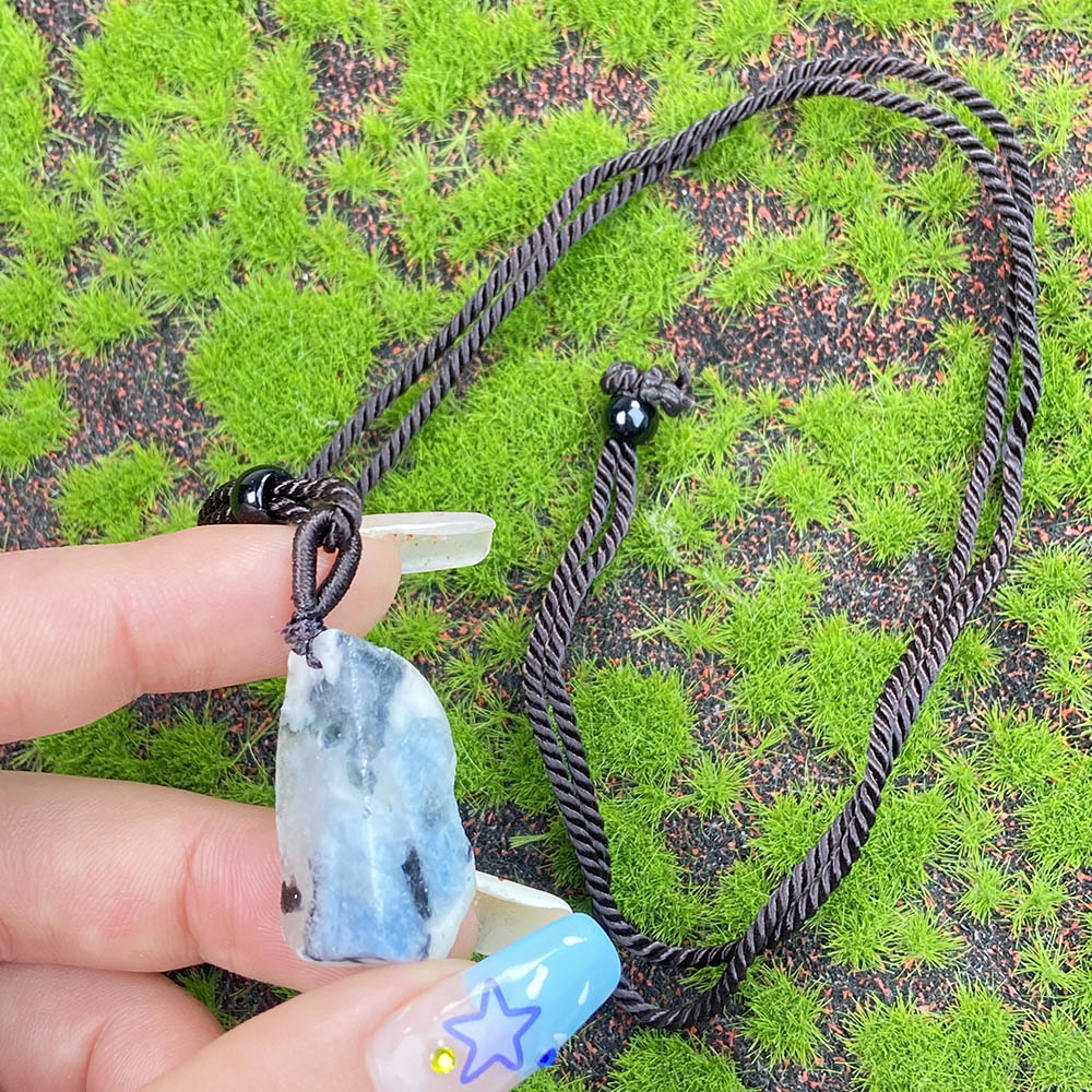 Aquamarine Raw Stone Pendant Jewellry