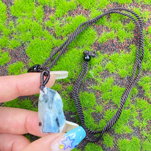 Load image into Gallery viewer, Aquamarine Raw Stone Pendant Jewellry