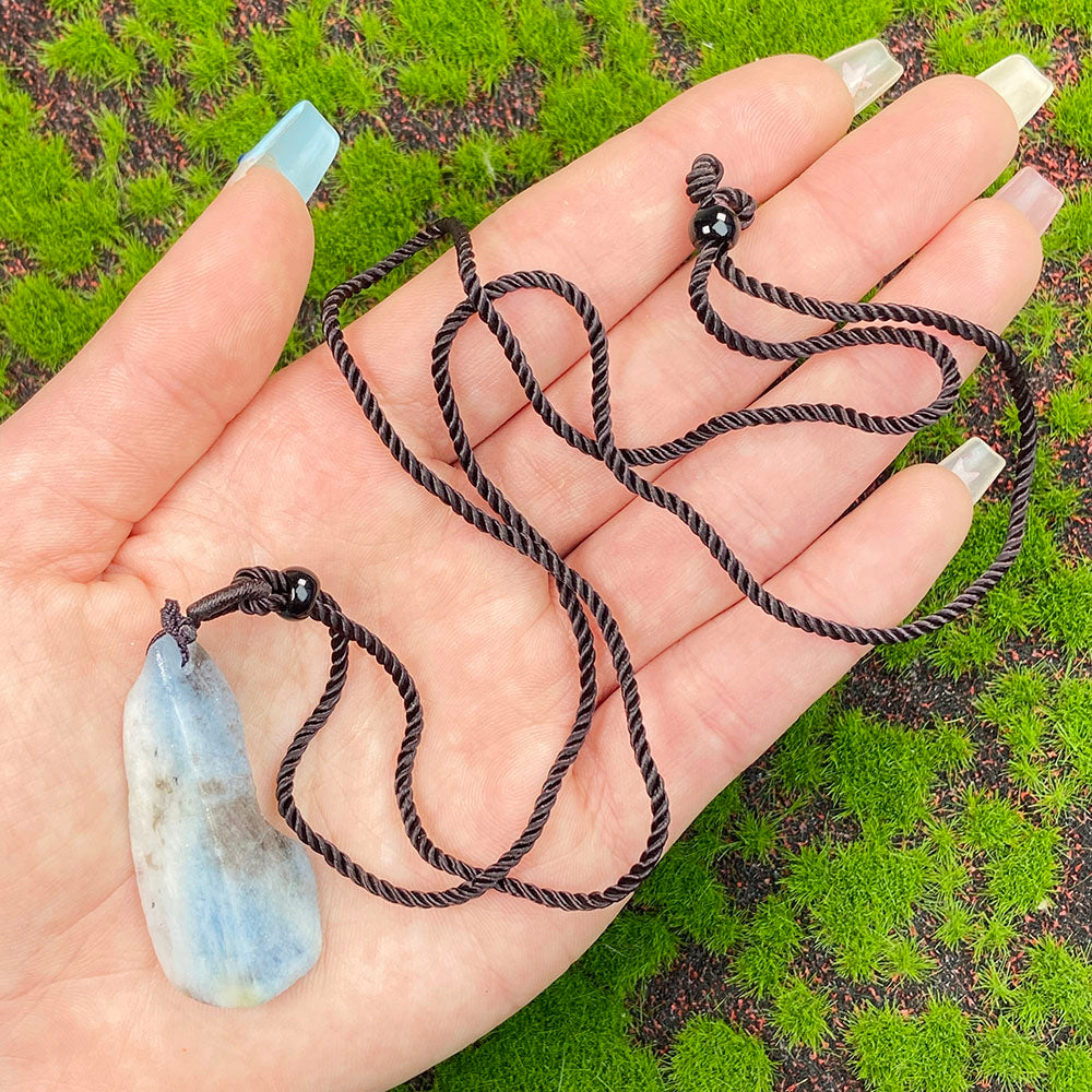 Aquamarine Raw Stone Pendant Jewellry