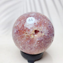 Load image into Gallery viewer, Natural Pink Amethyst Sphere Reiki Crystal Healing Energy Office Home Decoration Arts And Crafts Gift