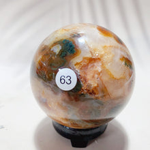 Load image into Gallery viewer, Natural Red Moss Agate Crystal Sphere