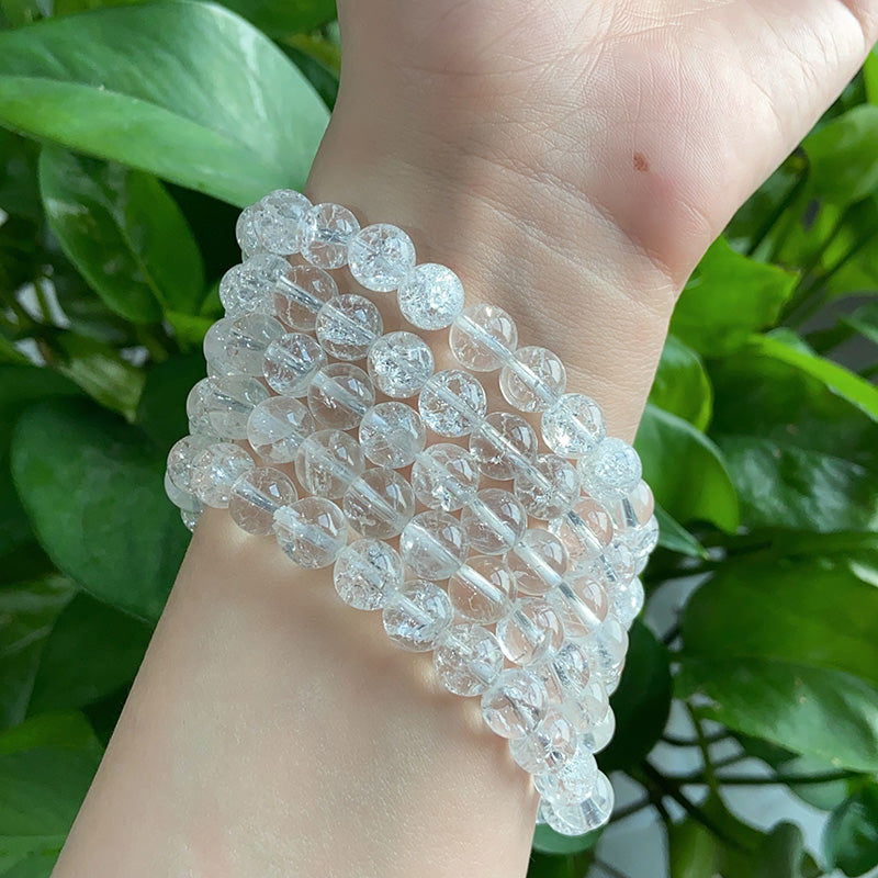 Cracked Clear Quartz Bracelet $4/PC