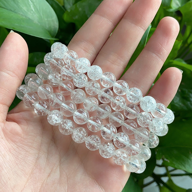 Cracked Clear Quartz Bracelet $4/PC