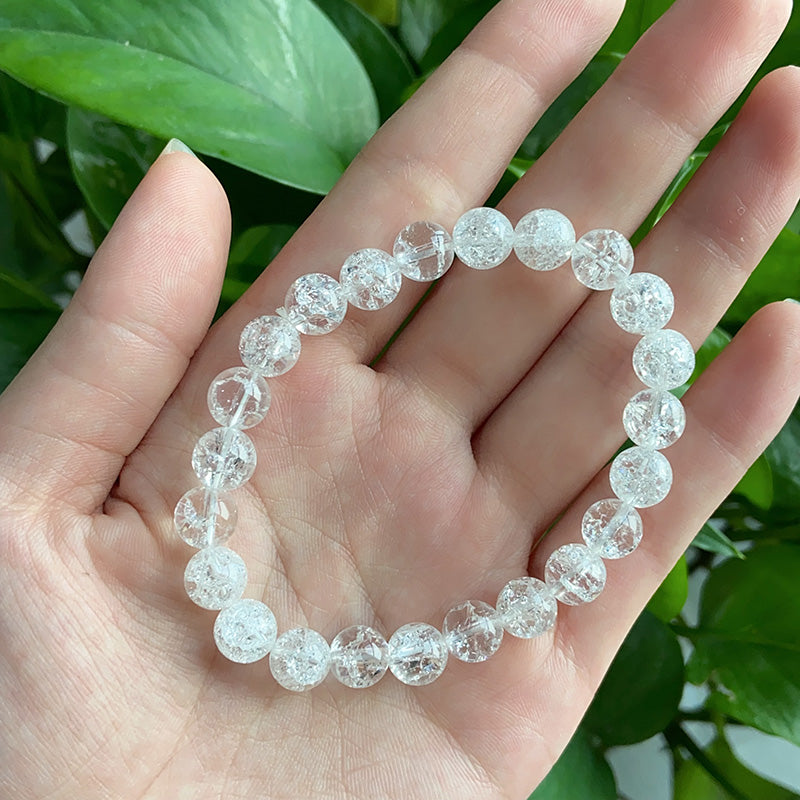 Cracked Clear Quartz Bracelet $4/PC