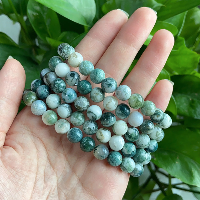 White Moss Agate Bracelet $15/10PCS