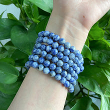 Load image into Gallery viewer, Blue Spotted Bracelet $15/10PCS