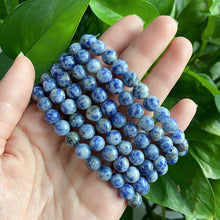 Load image into Gallery viewer, Blue Spotted Bracelet $15/10PCS