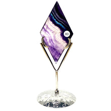 Load image into Gallery viewer, Fluorite Rhombus Mineral Crystal Polished Quartz Reiki Healing Gemstone Room Decoration