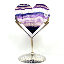 Load image into Gallery viewer, Fluorite Heart Gemstones Minerals Wicca Spiritual Reiki Ornaments Home Decoration