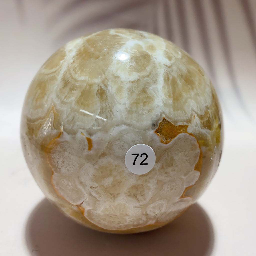 1PC Natural Yellow Jade  Mineral Sphere Healing Meditation Energy Gems Home Decor Crystal Crafts