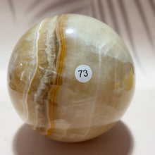 Load image into Gallery viewer, 1PC Natural Yellow Jade  Mineral Sphere Healing Meditation Energy Gems Home Decor Crystal Crafts