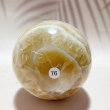 Load image into Gallery viewer, Natural Yellow Jade Crystal Sphere