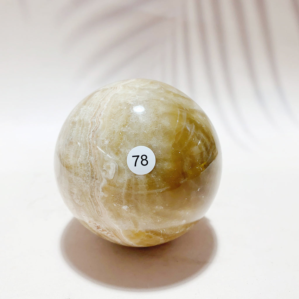 1PC Natural Yellow Jade  Mineral Sphere Healing Meditation Energy Gems Home Decor Crystal Crafts