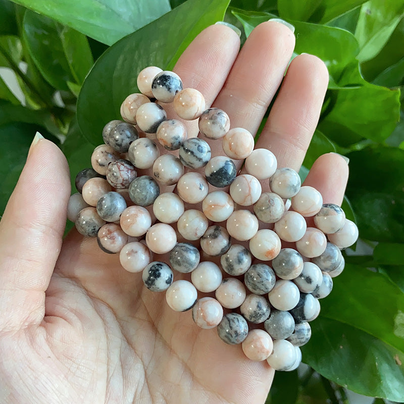 Pink Zebra Jasper Bracelet $15/10PCS