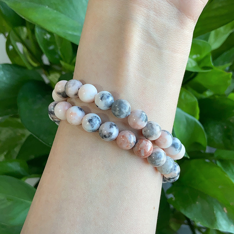 Pink Zebra Jasper Bracelet $15/10PCS