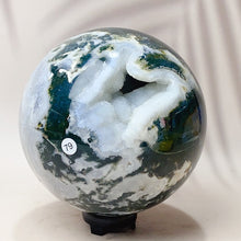 Load image into Gallery viewer, Natural Moss Agate Sphere  Quartz Crystal