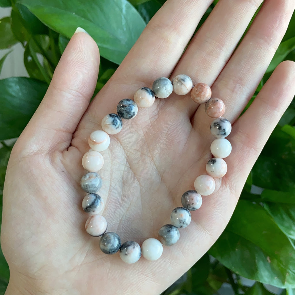 Pink Zebra Jasper Bracelet $15/10PCS