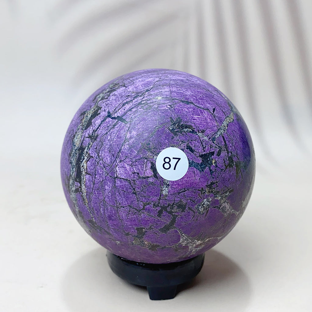 Natural Purpurite Crystal Sphere