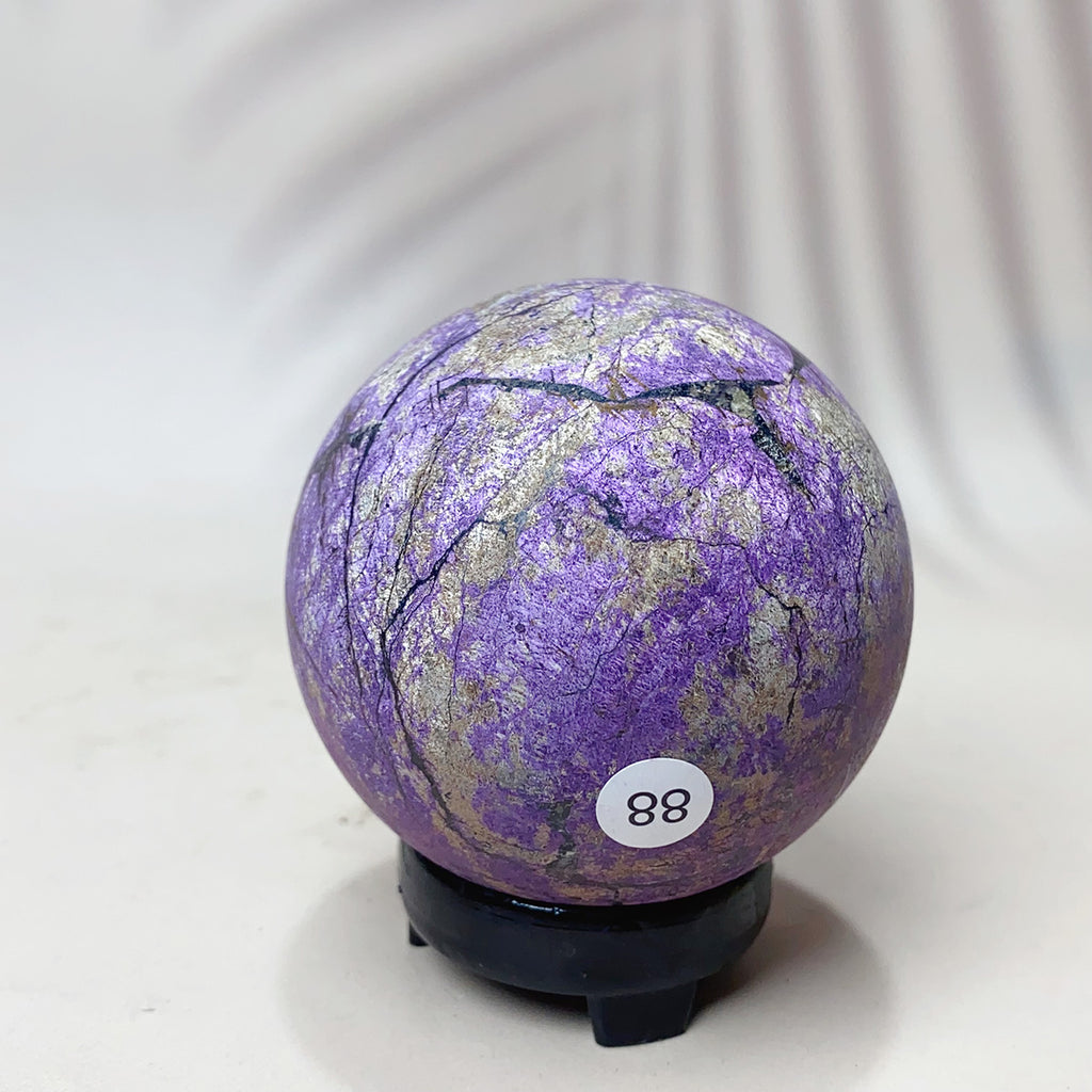 Natural Purpurite Crystal Sphere