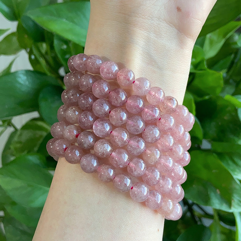 Strawberry Quartz Bracelet $10/3PCS