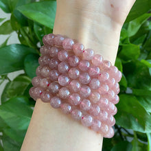 Load image into Gallery viewer, Strawberry Quartz Bracelet $10/3PCS