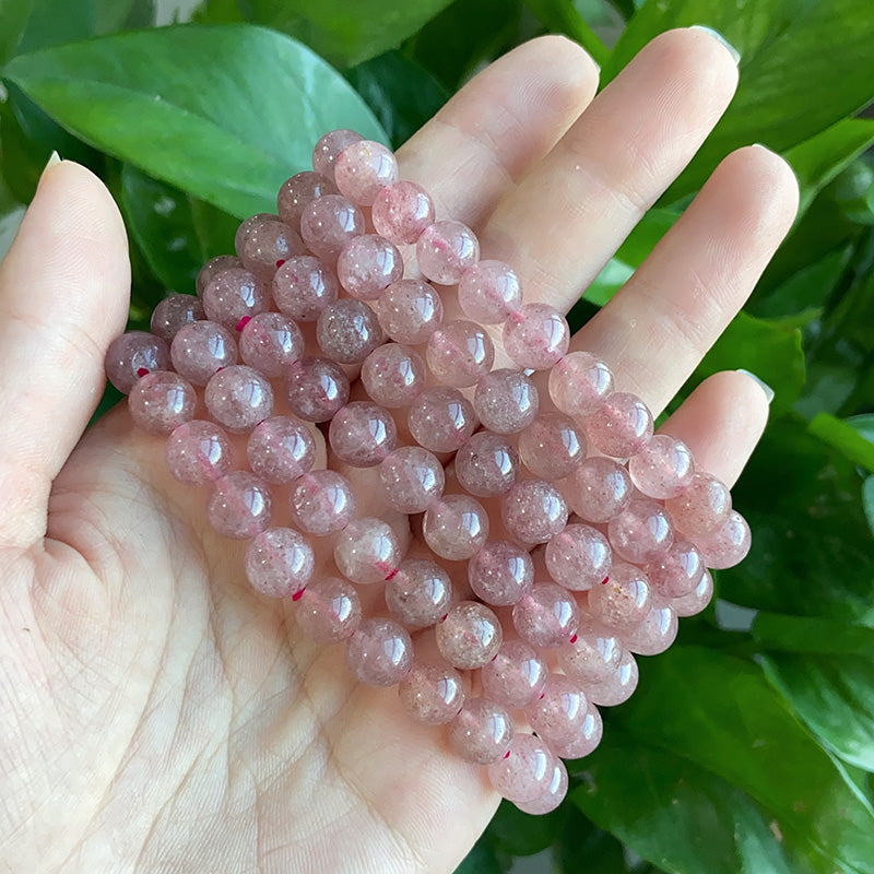 Strawberry Quartz Bracelet $10/3PCS