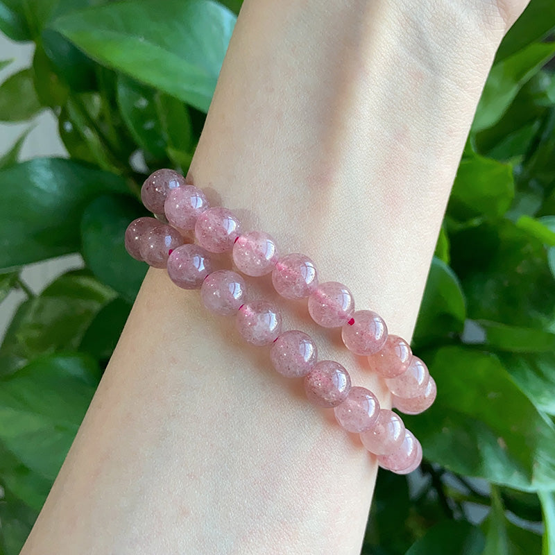 Strawberry Quartz Bracelet $10/3PCS