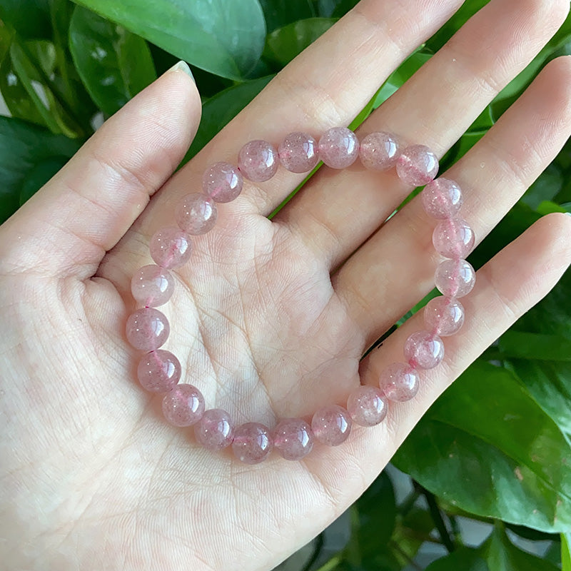 Strawberry Quartz Bracelet $10/3PCS