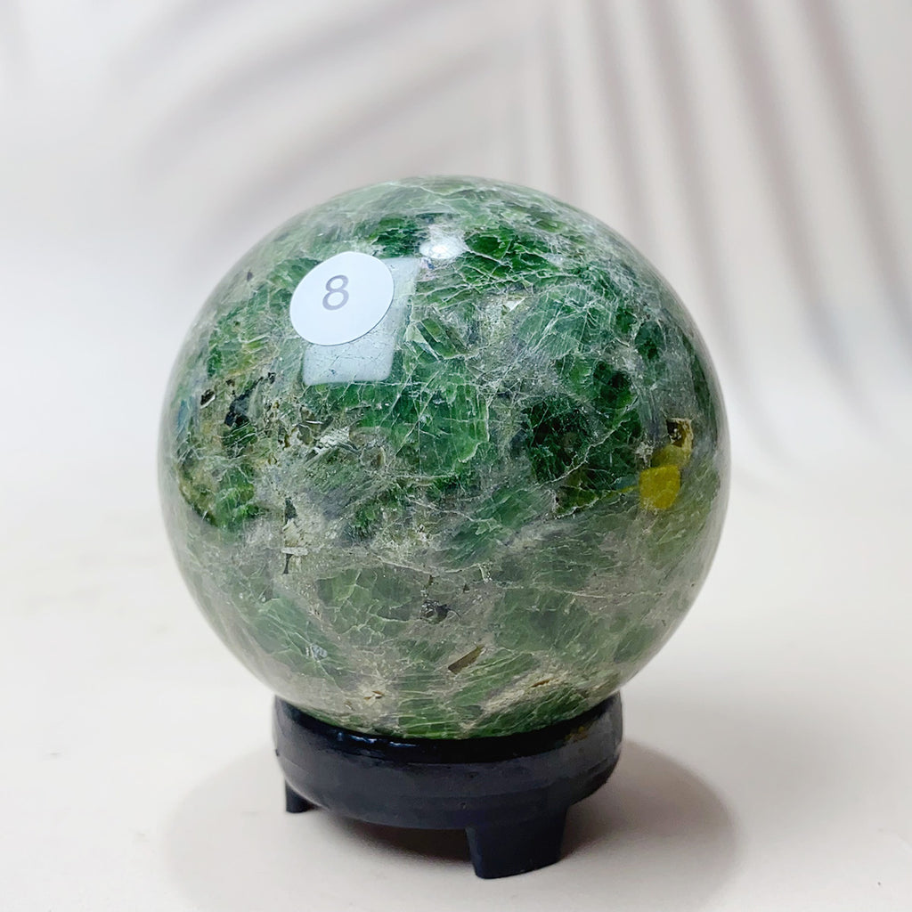 Diopside Mineral Gemstone High Quality Crystal Sphere Home Decor Reiki Meditation Energy Gemstone Home Crafts