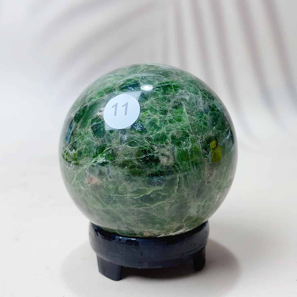 Diopside Mineral Gemstone High Quality Crystal Sphere Home Decor Reiki Meditation Energy Gemstone Home Crafts